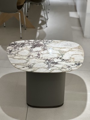 Galet side table - Calacatta viola marble