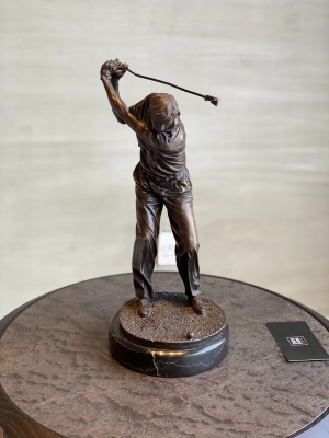 Landmark - Bronze golfer / Small 