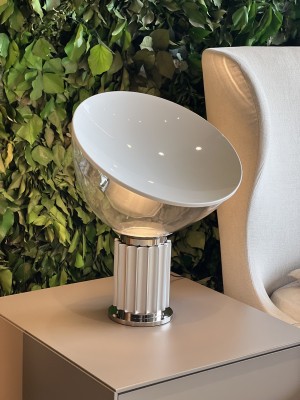 Taccia PMMA table lamp - Silver
